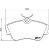 Sada brzdových platničiek kotúčovej brzdy BREMBO P 85 029
