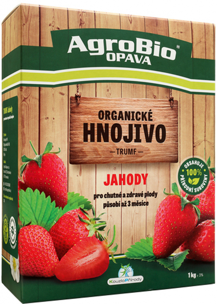 AgroBio Trumf jahody granulované organické hnojivo 1 kg