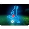 Forever Light Neon LED dekorácia stmievateľná FUTBALISTA, 5V, USB [RTV200003]