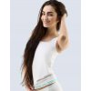 GINA Dámske bezšvové tielko so širšími ramienkami Bamboo Cotton | 08020P - biela pepermintová, M/L