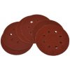 GUDE 58161 - Brúsny papier priemer 125 mm, zrnitosť K60, K80, K100 po 2 ks