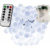 VOLTRONIC 67298 Párty osvetlenie 5 m 50 LED diód studené biele na batérie
