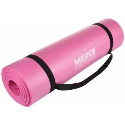 Merco Yoga NBR 10 Mat podložka na cvičenie ružová