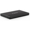 Gembird externý USB 3.0 box pro 2,5 SATA disk, leštený hliník, čierny EE2-U3S-3