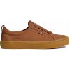 Dámske voľnočasové topánky Cariuma OCA Low Gum Sienna Brown Premium Leather Sneaker