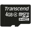 Transcend microSDHC 4GB Class 4 TS4GUSDC4