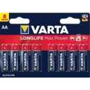 Batéria primárna Varta Longlife Max Power AA 8ks 4706101418