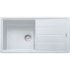 Franke Basis - Fragranitový drez BFG 611, 97x50 cm, biela-ľad 114.0285.303