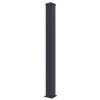 Stĺpik G21 pre plotové pole 10x169 cm s patkou, antracitový