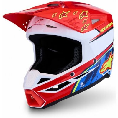 Alpinestars Supertech M3 Falcon Červená fluo/Biela/Žltá fluo 2027