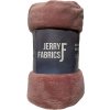 JERRY FABRICS Deka microflanel super soft Staroružová Polyester, 150/200 cm