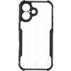 Tactical Quantum Stealth Kryt pre Apple iPhone 16 Clear/Black 8596311256868