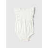 GAP Baby bavlnené body Biela 3-6M Biela Biela