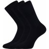Lonka Finego Unisex ponožky s voľným lemom - 3 páry BM000001470200101092 tmavo modrá 35-38 (23-25)