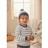 Pruhovaný sveter s čiapkou Mayoral - 1402312040-ihneď