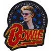 David Bowie Smoking Woven Logo Nažehlovačka