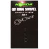 Korda Rýchlovýmenný Obratlík Quick Change Ring Swivel veľ.8 8 ks