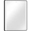 Led zrkadlo s infračerveným senzorom Hansgrohe Xarita Lite Q 60x70 cm čierna matná 54975670