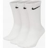Nike ponožky 3 páry 3PPK VALUE COTTON CREW SX4508 101 biele