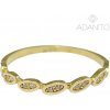 ADANITO BRR1194G - Zlatý prsteň so zirkónmi 49 mm 0.87 g