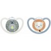 NUK Perfect Match Air Night Lion 6 – 18 m, 2 ks