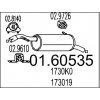 Koncový tlmič výfuku MTS 01.60535