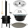 Perfect Home PL-Set-75 Kotlíková súprava 22L, 6ks – kotlina/kotlík/pokrievka/varecha/naberačka/platňa