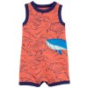 CARTER'S Overal letný Orange Whale chlapec