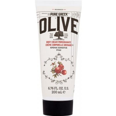 Korres Pure Greek Olive Body Cream Pomegranate (W) 200ml, Telový krém