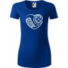 Florbal love - Dámske tričko z organickej bavlny Origin (GOTS) - 2XL ( Kráľovská modrá )