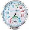 Verk 07186 Analógový teplomer s vlhkomerom biely