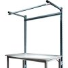 Manuflex ZB3841.7016 Montážny portál s konzolou pre základné stoly UNIVERSAL + PROFI standard, využiteľná výška 1500 mm; ZB3841.7016