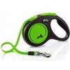 Flexi New Neon M pásek 5 m, max.25 kg, green