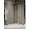 New Trendy New Soleo Light Gold sprchovací kút 80x80 cm zlatá lesklé/priehľadné sklo K-1667