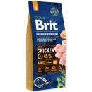 Granule pre psov Brit Premium by Nature Adult M 15 kg