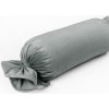 Biante Zamatový vankúš valec bonbon Velvet Prémium SVP-046 Svetlo sivý 15x80 cm