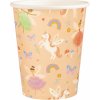 Party Papierové poháre Princezné a Jednorožce 220ml, 6 ks