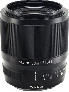 Tokina 33 mm f/1.4 atx-m Sony E-mount