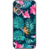 Picasee silikónový čierny obal pre Xiaomi Redmi 15C 4G - Pink Monstera
