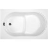 Akrylátová vaňa Scansani Wivea s integrovaným sedadlom Dĺžka vane: 120 cm, SCW120_120_CM