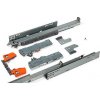 Blum Skrytý výsuv MOVENTO TIP-ON BLUMOTION a úchytmi / 70kg 650 mm