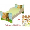 Detská postel Medveď bez úložného priestoru 140x70cm