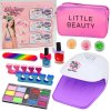 Detská sada krásy na manikúru a make-up s kabelkou, 20 dielov