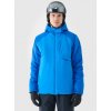 4F Pánska lyžiarska bunda s membránou 8 000 - modrá 4FWAW24TTJAM577