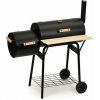Veľký záhradný gril - 2 v 1 udiareň, teplomer + grilovacie príslušenstvo MODERNHOME - JY-061