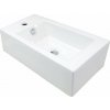 Deante Square umývadlo 50.5x25.5 cm obdĺžnik klasické umývadlo-pultové umývadlo biela lesklá CGS_6U2L