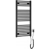 Aqualine Aqualine - Kúpeľňový elektrický radiátor DIRECT-E 300W/230V 96 cm matná čierna SH0336 + záruka 3 roky zadarmo