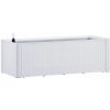 STEFANPLAST Samozavlažovací kvetináč NATURAL DELUXE 100x43x33cm biela