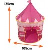 Detský stan FLAMING záhradný / izbový ružový.