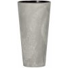 Prosperplast Kvetináč s vložkou TUBUS Slim Beton 250x475 mm, vzhľad betón